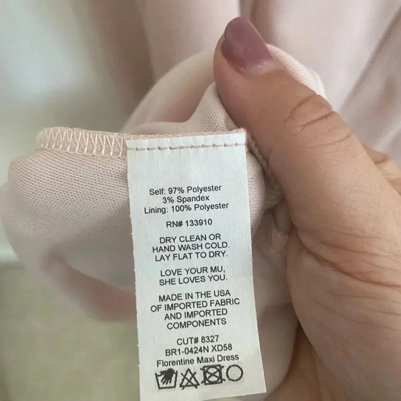 Show Me Your Mumu Florentine Maxi Dress in Dusty Blush Stretch - Picture 9 of 13